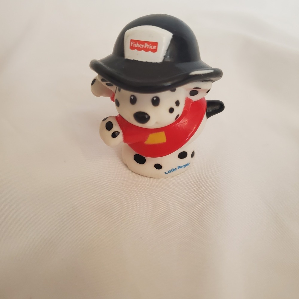 Fisher Price Little‎ People Fire Station Dalmatian Dog 2001